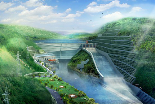 白山老挝南塔河1号水电站项目
